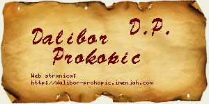 Dalibor Prokopić vizit kartica